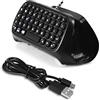 Bindpo Tastiera per giochi wireless, Mini tastiera per giochi wireless Bluetooth Chatpad per controller per