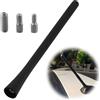 LANAFAY Antenna Auto Universale 16cm, Antenna Radio Auto con forte funzione di ricezione FM/AM/DAB di Alta Qualità, Antenna per Auto con Filettatura M4 M5 M6, Antenna per Autoradio, Autoradio Antenna Tetto