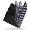 WEST Magic Wallet Portafoglio con Portamonete e Protezione RFID Nero | Portafoglio compatto con bande elastiche resistenti per carte e banconote; confezione regalo inclusa.