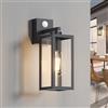 K-Bright 1 pezzo Applique da Esterno con sensore con attacco E27 Antracite