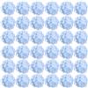 FagusHome 35 Pz Teste Fiore di Ortensia 18CM Artificiale Fiori Artificiali con Steli Fiori di ortensie fintiper la Decorazione (Azzurro)
