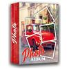 Instant Project Album Fotografico con Tasche 13x19 Design Retrò con Fiat 500 Rossa | Porta Foto da 200 fotografie nei Formati 13x19 e 13x18 Design per Bambini, Viaggi, Nascite e Ricordi Speciali (Fiat 500)