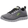 Skechers Uomo Sneakers,Sport Shoes, Grigio, 40 EU