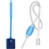 DALAETUS Kit di Pulizia per Acquario, Include 1 Sifone Acquario con Filtro e 1 Spazzola Blu, Detergente per Ghiaia per Acquari, Cambio d'Acqua per Acquario e la Pulizia della Sabbia dell'Acquario