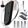 dcas Dissipazione del calore PS5 base verticale, ABS Supporto verticale Playstation 5, Supporto Verticale Sottile per Console PS5 Playstation, PS5 Supporto per console verticale nero