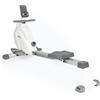 TREXO Vogatore con sistema di resistenza magnetica 1-16 disco volano ponderato da 3,5 kg, struttura stabile, ergometro, cyclette bianco RM100