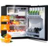 SMETA Frigo da Campeggio 85L con Freezer, Compressore 12V, -15-10 ℃, per Auto, Frigorifero 12/24V DC Portatile per Camper, Camion, Barca, Viaggio, Picnic, Nero