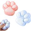 HTTDSLF 2 Pezzi Giocattoli da Spremere Zampe di Gatto, Squishy con Zampa Gigante, Antistress Squishy, Squishy Zampa di Gatto, Squeeze Giocattoli, Fidget Toys Set, Antistress Giocattolo, Rosa e Blu