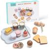 Elvozvets Set di giocattoli in legno per cucina dei bambini