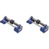 Feriuzymix Set di 2 scalpelli ad angolo fisso per affilatura e affilatura, ad angolo fisso, colore blu