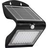 Monkey Ladder Applique LED esterno solare con sensore di presenza e crepuscolare IP65 4W 4000K + 3000K angolo 120° nero
