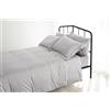 Catherine Lansfield Fantasy Sateen Ice Grey Set di lenzuola per letto 135-210 x 280 + cuscino 50 x 155
