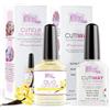 Pics Nails Rimuovi Cuticole Unghie di Mani e Piedi Professionale 12 ml - Cuticole Remover che Scioglie e Rimuove le Cuticole per Unghie di Mani e Piedi (2pz. 12 ml (Cuticle Remover + Olio Cuticole))