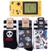 American Socks Calzini a mezza gamba | Scatola regalo Gamer Box, stile Old School | Tecnologia Controllo Umidità | Massima freschezza | Edizione limitata, Grafico, S-M Alto
