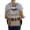 MIGURA Zaino Canapa Da Viaggio Stile Hippie Grande Ideale Perfetto Per Estate Giorno A Giorno Festival Casual Vintage Uomo Donna Tessuto Impermeabile Himalayan Rosso, multicolore, M