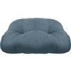 Ferribiella Cuscino ovale tessuto vellutato EveryDay Ferribiella - Blu - Medium: 70x45 cm - 1° ORDINE? scegli lo sconto BZR5 / BZR20 + 200 punti fedeltà