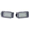 Wivplex Lampada targa bianca da 2 pezzi, for Ford, Fiesta, Focus, C-Max, Grand Galaxy Kuga, Mondeo, S-Max B-Max, Ecosport, Luce targa