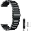 MUENShop 20mm Cinturini in Metallo Compatibile con Samsung Galaxy Watch 3 41mm Galaxy Watch Active 2 40mm/44mm Compatibile con Huawei Watch GT 3 42mm Cinturino in Acciaio Inossidabile