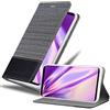 Cadorabo Custodia Libro per Samsung Galaxy S9 in Grigio Nero - con Vani di Carte, Funzione Stand e Chiusura Magnetica - Portafoglio Cover Case Wallet Book Etui Protezione
