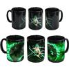 MeYuxg Tazza Anime Roronoa Zoro, Tazza in Ceramica, One Piece Tazza, Tazza da Caffè Ceramica che Cambia Colore se Esposta all'acqua Calda, per Halloween, Natale, Capodanno, Compleanni