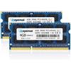 D DUOMEIQI 8GB Kit (2x4GB) PC3-8500 DDR3 1066MHz Unbuffered Non-ECC 1.5V CL7 2Rx8 Dual Rank 204 Pin SODIMM Computer Portatile Memorie Module Upgrade