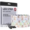 BTF-LIGHTING WS2812BALL 5m 30leds/m bianco PCB IP65