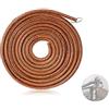 Ryaupy 1 Pezzi Cintura per Macchina da Cucire, Macchina da Cucire con Cinturino in Pelle, con 1 Gancio Uso Facile per Macchina da Cucire a Pedale Vintage per Casa 183 cm