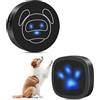 Whimsii Campanello per Cani, Campanello Wireless per Uscire, Pulsanti Impermeabili IP55, 55 Melodie, 4 Livelli di Volume e Portata di 950 Piedi (Nero, 1 Ricevitore, 1 trasmettitore)