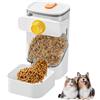 Dokeno Automatico di Alimentazione per Animali, Dispenser Cibo Gatti, Cani, Automatico di Alimentazione per Animali Domestici, Dispenser Cibo per Coniglio Cavia Cincillà,1200ML (Alimentazione)