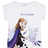 Disney T-Shirt Frozen Elsa Olaf Maglia 8 Anni Maniche Corte Bambina Cotone 6789