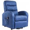 WIMED POLTRONA RELAX ELETTRICA A 1 MOTORE - INGOMBRO RIDOTTO - LADY COMFORT SLIM (Blu)