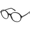 Marc Jacobs Marc 746 807 | Occhiali da Vista Graduati | Prova Online | Plastica | Tondi | Nero | Adrialenti
