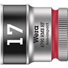 Wera 05003751001 8790 HMB HF - Inserto per chiave a bussola ciclop con attacco da 3/8 con funzione di supporto, 17 x 29 mm, 17
