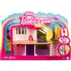 Barbie Mini BarbieLand - Mini Casa dei sogni 3, playset con bambola Barbie da 3,8 cm a sorpresa, mobili, accessori, ascensore e piscina inclusi, giocattolo per bambini, 4+ anni, HYF47