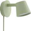 Muuto - Applique orientabile Tip - Verde - Alluminio - Designer Jens Fager