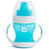 Munchkin Gentle Transition Tazza, Tazze per bambini con manici e coperchi, Senza BPA, Non perde, A prova di perdite, Silicone, 4+ Mesi, 4oz/118ml, Blu