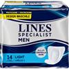 Specialist Lines Specialist Men Assorbente maschile per incontinenza leggera Livello 1, 14 assorbenti