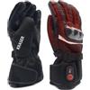 KRASER KRGS28-L Guanti Moto Premium Omologato, Protezione in Fibra di Carboni, Pelle e Cordura, Testato Estreme, Impermeabili e Riscaldati, 3 Livelli, Guanti Moto Invernali per Uomo e Donna