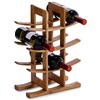 Zeller 13580 Portabottiglie di Vino, Bambú, Beige, 30x16x42 cm