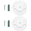 ECSiNG Set di 2 basi per montaggio a parete per fotocamera intelligente TL70 Accessori compatibili con Tapo C200 Compatibile con TP-Link C210 Bianco 55 cm con vite