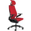 Steelcase Gesture - Sedia da ufficio, in acciaio inox, colore: rosso, taglia unica
