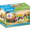 PLAYMOBIL Country 70998 Carrozza con Pony, Giocattolo per Bambini dai 4 Anni