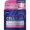 NIVEA Hyaluron Cellular Expert Filler Crema de Noche (1 x 50 ml), crema antiarrugas con ácido hialurónico y ácido fólico, crema antiedad con efecto rellenador en 24 horas