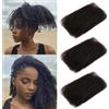 FASHION IDOL Afro Kinkys Capelli Umani Sfusi per Estensioni Dreadlock Riparazione Treccia Torsione Afro Kinky Capelli Umani per Locs 1 Confezione 50 Grammi 1.8 Oz Una e Tre Confezione in Vendita