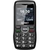 Guwet D1 cellulare per anziani, senza contratto. Dual SIM, con pulsante di emergenza, tasti grandi, batteria da 1600 mAh e lunga durata in standby. ha display a colori da 1,77 pollici. nero