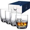 Villeroy & Boch La Divina Set di Bicchieri da Whisky, 360 ml, 4 Pezzi, Cristallo, Trasparente