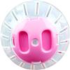 Generic Palla per criceti da 12 cm, in plastica sicura, trasparente, lavabile, rotonda, con foro scavato, accessori per animali domestici con coperchio