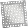 XDGBGFN Filtro per scarico quadrato per doccia, in acciaio inox, per cucina, bagno, 12 cm x 12 cm