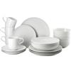 Rosenthal Joyn, set di stoviglie in porcellana, 20 pezzi, piatto, ciotole, tazza con manico, aspetto leggero e naturale, tocco moderno e urbano, lavabile in lavastoviglie e microonde