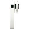 MICEL - 51416 - Chiusura a scatto in nylon per porte, adatta per mano sinistra, colore bianco, 52 x 145 x 55 mm